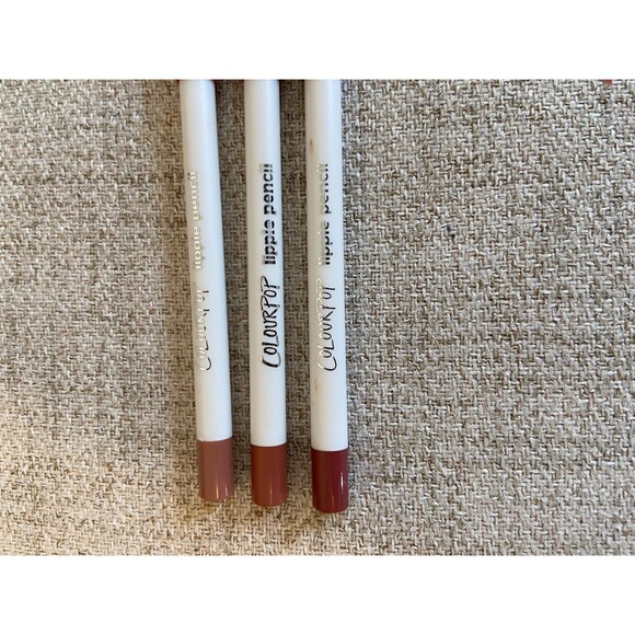 ColourPop Lot 3 Lippie Pencil Lip Liner - BFF, Oh Snap, Minute Man White NWOB - Picture 2 of 5